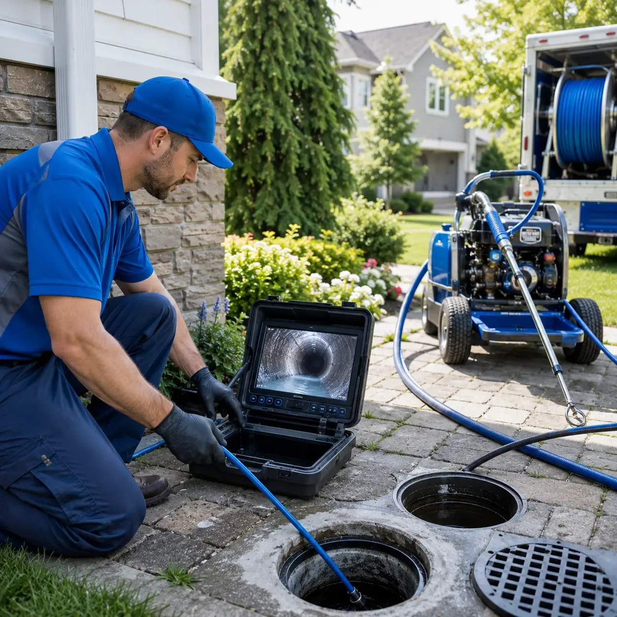 Outdoor drain cleaning professionals serving Cape Neddick, ME
